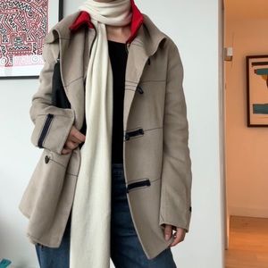 vintage designer Carolina Herrera camel coat